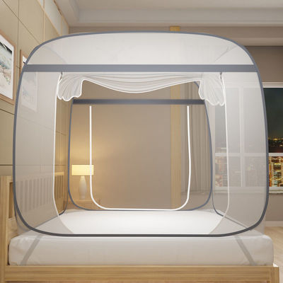 Automatic Pop-up Mosquito Net Double Bed Mosquito Repellent Folding Steel Wire Single Bed 1.8m