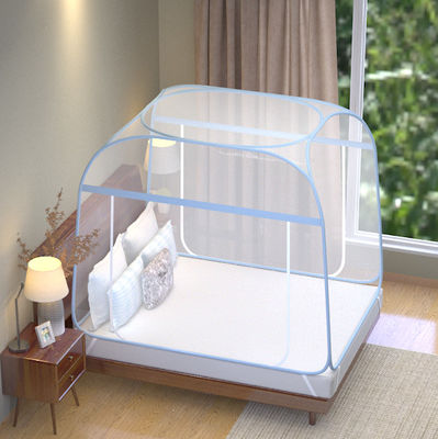 Automatic Pop-Up Mosquito Net Home 1.5 Double Bed Folding Steel Wire 1.8m Outdoor Travel Universal Single Bed Mosquito Repellent