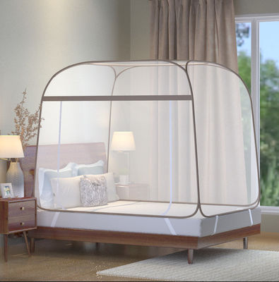 Automatic Pop-Up Mosquito Net Home 1.5 Double Bed Folding Steel Wire 1.8m Outdoor Travel Universal Single Bed Mosquito Repellent