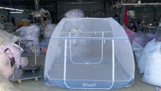 Automatic Pop-up Mosquito Net Double Bed Mosquito Repellent Folding Steel Wire Single Bed 1.8m