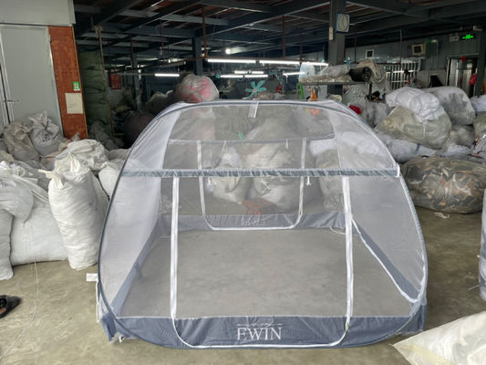 Automatic Pop-up Mosquito Net Double Bed Mosquito Repellent Folding Steel Wire Single Bed 1.8m