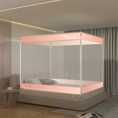 Square Top Bracket Mosquito Net Folded Design for Home Use Effective Insect and Mosquito Prevention