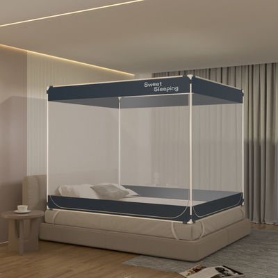 Square Top Bracket Mosquito Net Folded Design for Home Use Effective Insect and Mosquito Prevention