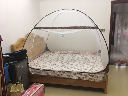 Automatic Single Bed 1.8m Pop-Up Mosquito Net Summer Home Use Steel Wire Folding Mosquito Repellent Curtain