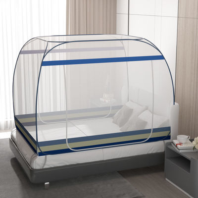 Summer Mosquito Net Insect Mesh Mongolian Yurt Bed Netting Tents With Zipper Double-Door Mosquito Nets Canopy No Need to Install
